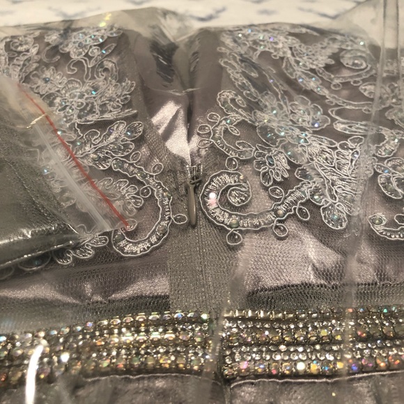 Silver Short “Cocktail” Dress - Picture 7 of 8